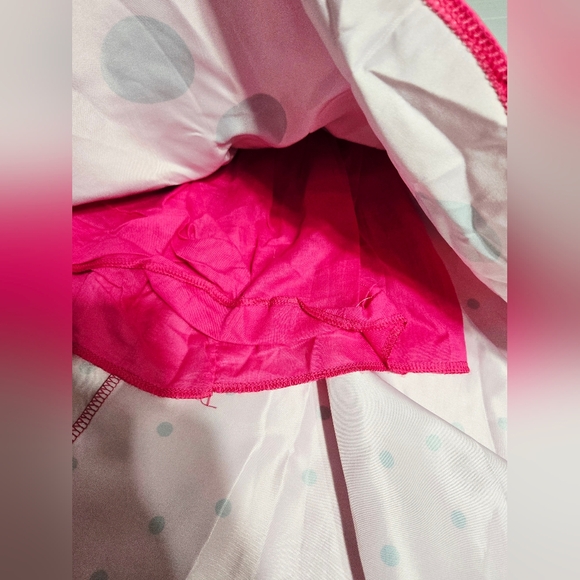 Pink / Black Baby Girl Polka Dots Princess Costume Birthday Fancy Dress up 3T - Picture 5 of 11